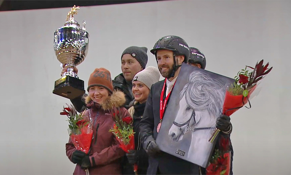 Árni Björn und TopReiter sind Meistaradeild-Champs