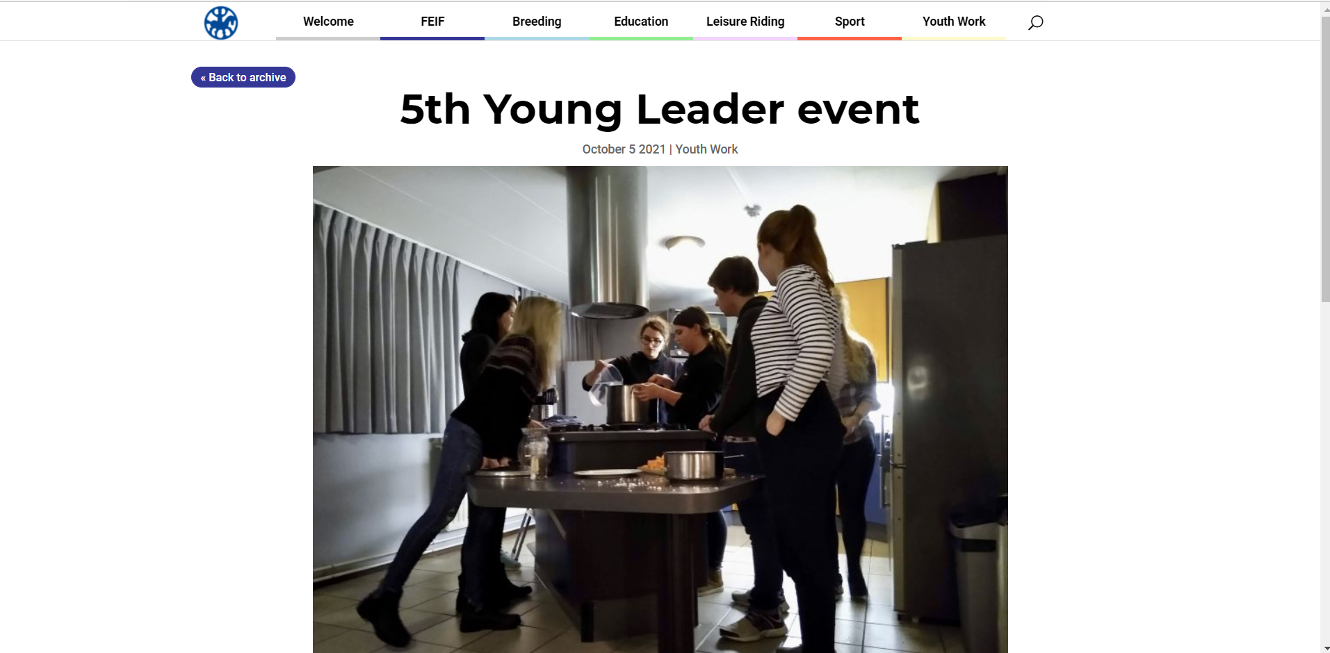 5th FEIF Young Leader Event in April in Vienna