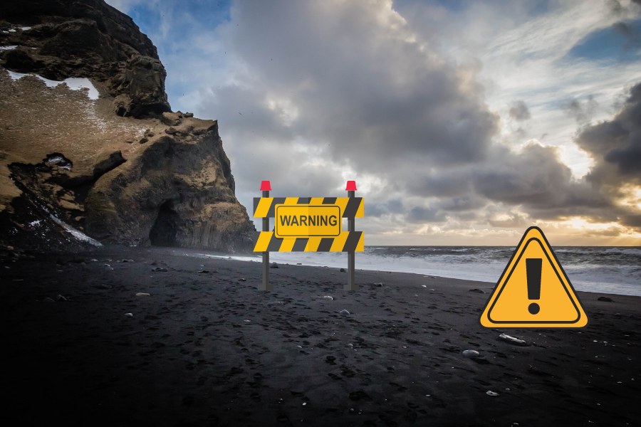 Be careful at Reynisfjara beach at all times …