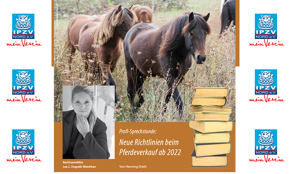 IPZV Nord: Juristin über Neues beim Pferdeverkauf