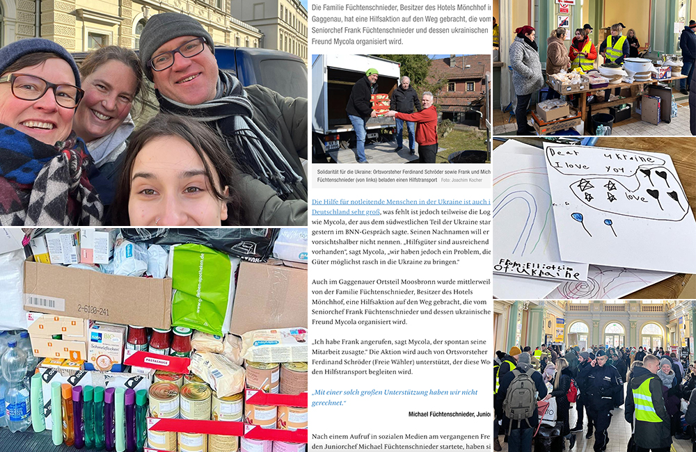 Ukraine-Hilfe: Spenden und Dach überm Kopf