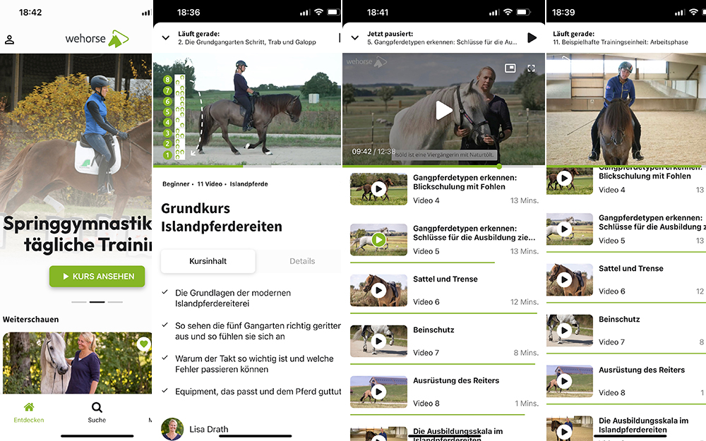 wehorse startet neue App: alle Kurse im Pocketformat