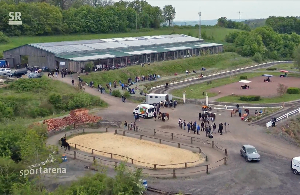 SR sportarena auf dem Maímót am Grenzlandhof