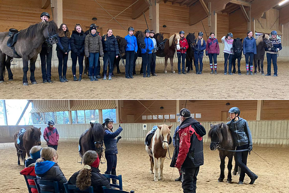 Jugend-Wintertraining am Oedhof: Dressur im Fokus