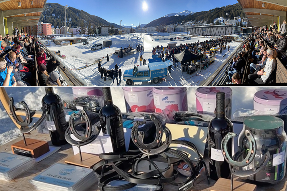 Eis-Spektakel in Davos am 25. Februar 2023
