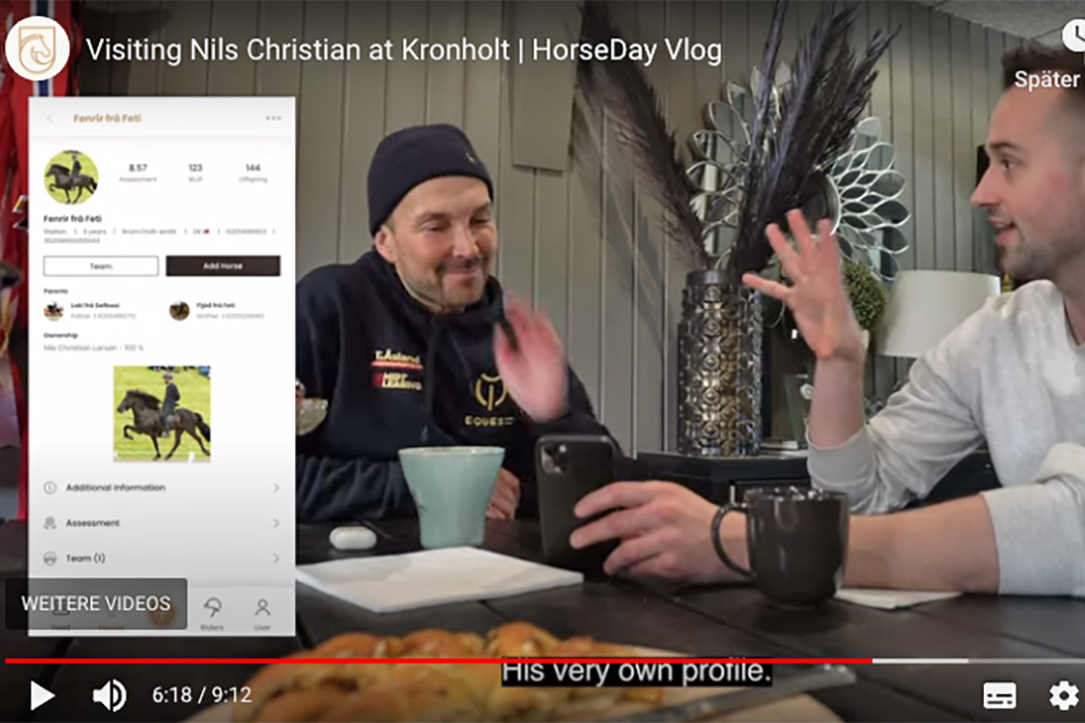 Team der HorseDay-App zu Gast bei Nils in DK