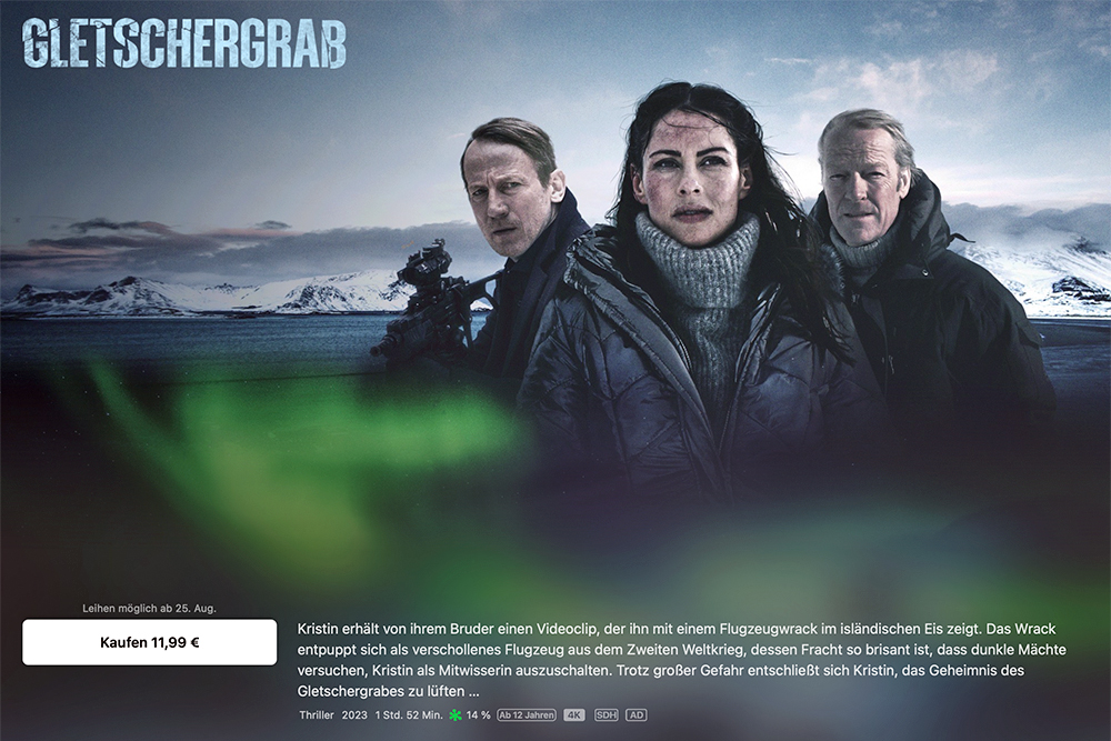 Packender Island-Thriller ‘Gletschergrab’ jetzt online