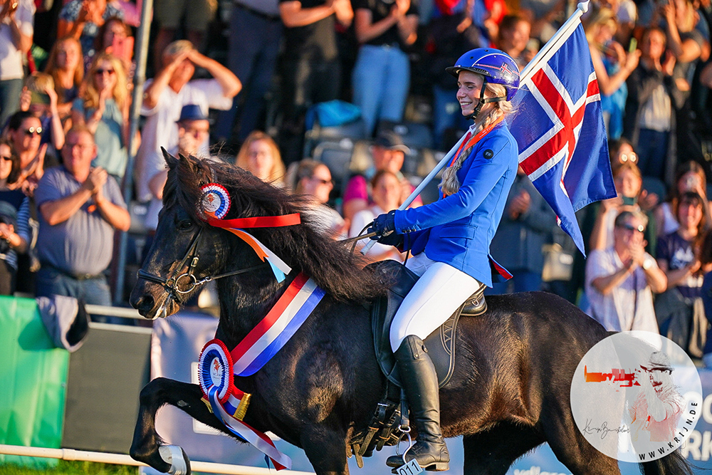 Glódís holt F1-Gold bei Junioren, Bronze für Finja