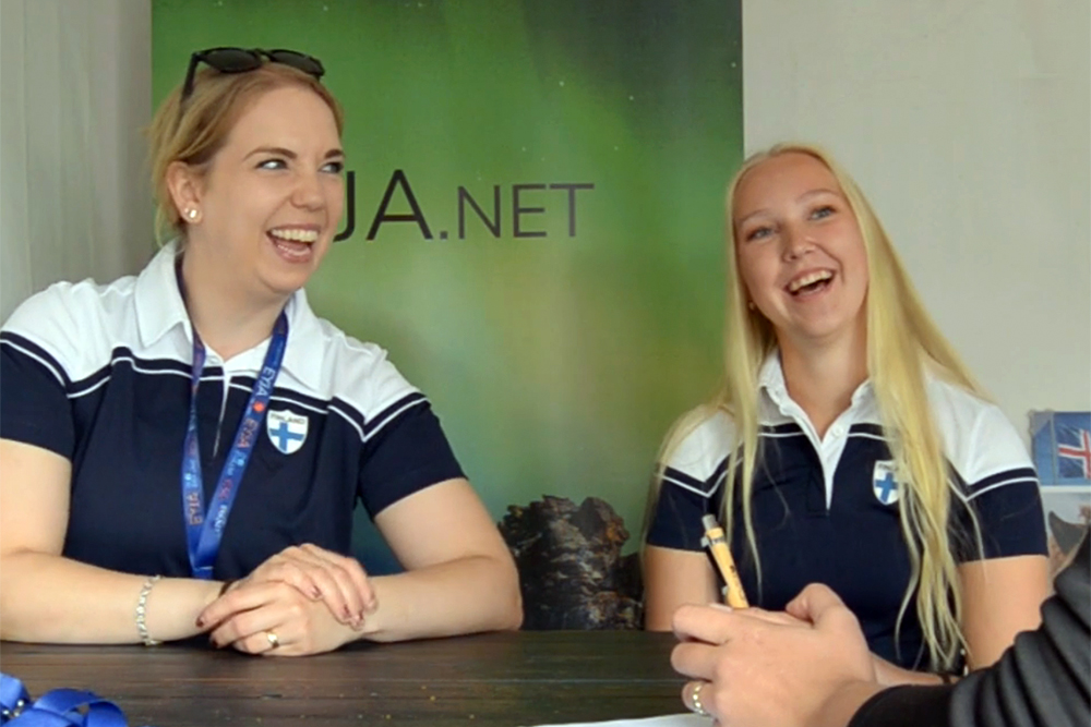 WC23: Tervetuloa, Katie and Gerda from Finland