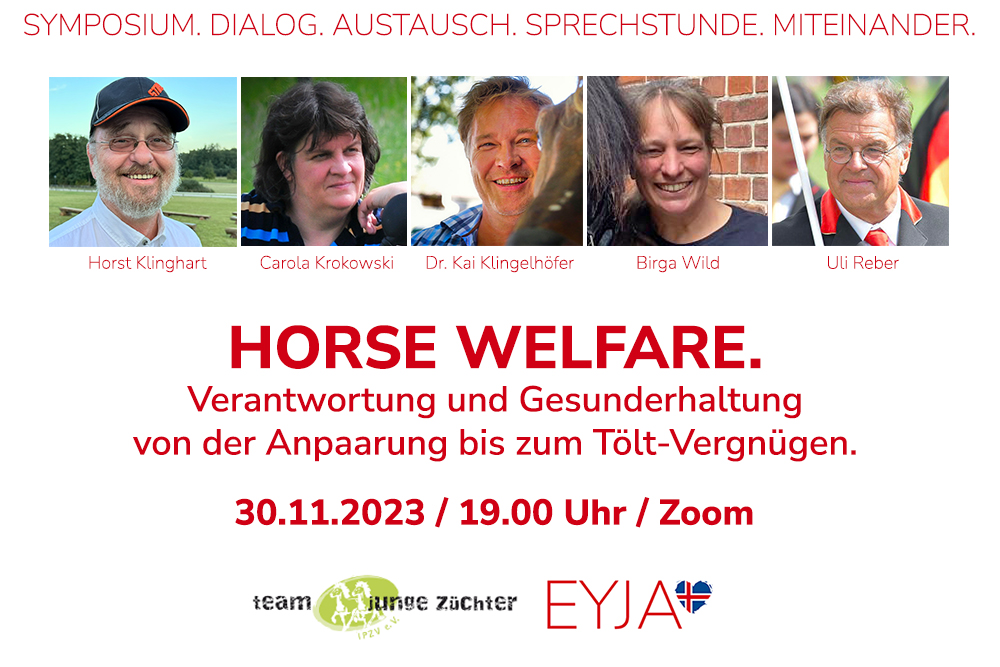 Horse Welfare: Zoom für Pferdemenschen (30.11.)