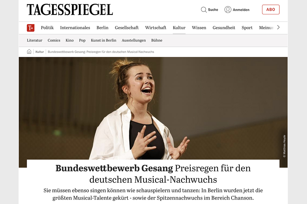 Sieg für Laura: Hohe Noten auch im Musical