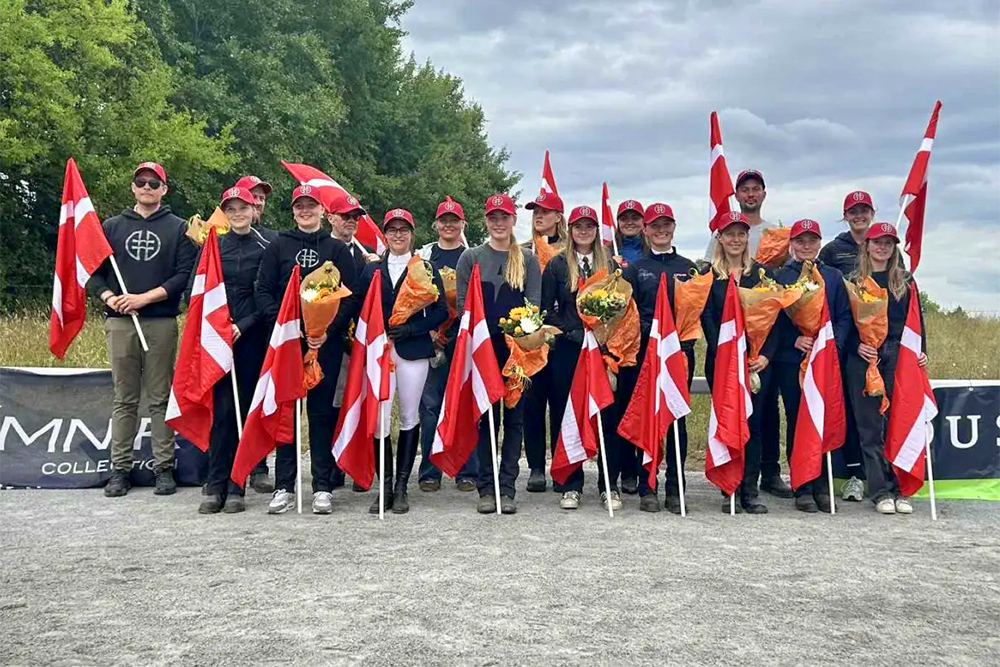 Dänisches WM-Team inkl. Jóhann und Siggi