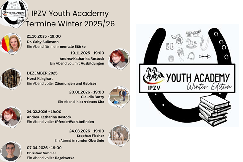 Lehrreiche Wintermonate in der IPZV Youth Academy