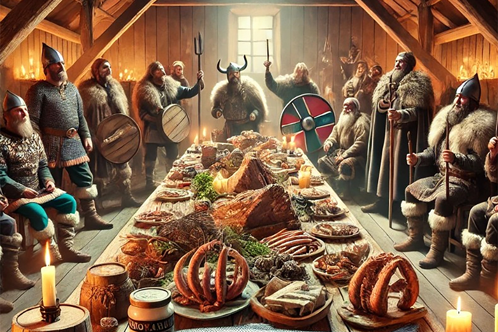 Þorrablót: Saure Hoden & geschmorte Schafköpfe