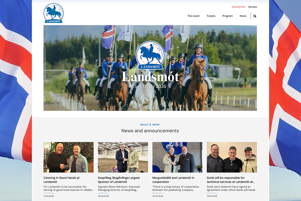 Hólar vom 5.-11. Juli: Landsmót im Skagafjörður