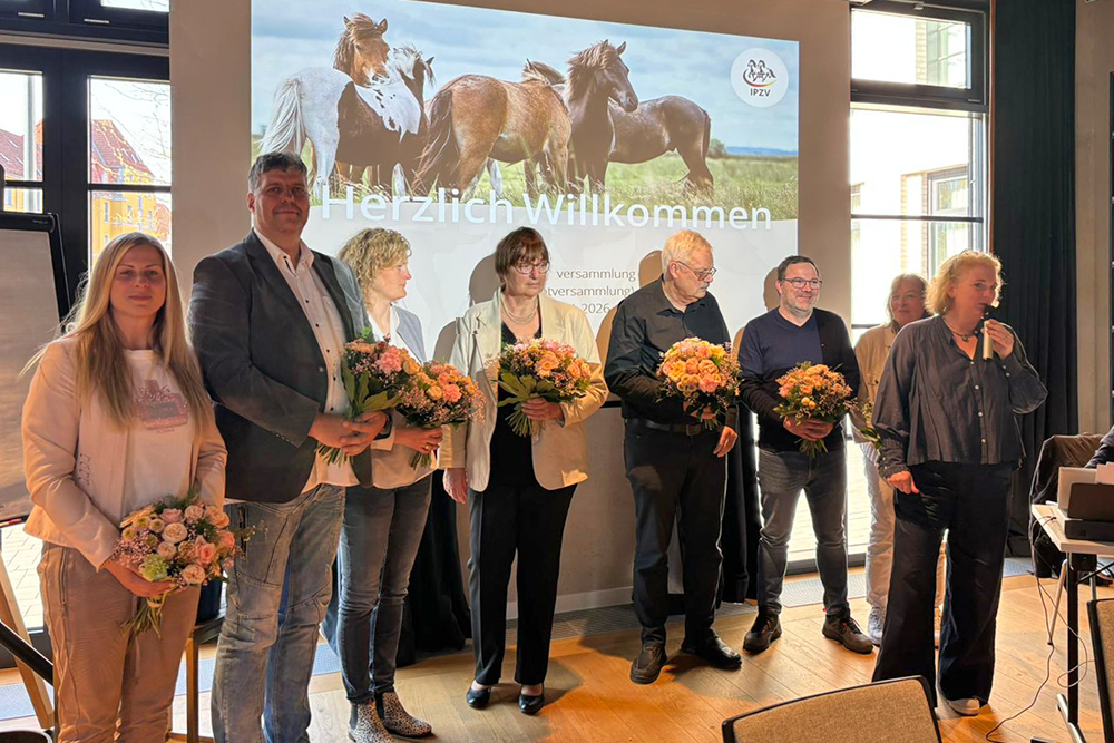 Gratulation der neuen Führung des IPZV