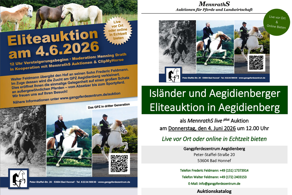 Countdown zur Auktion: Action im GPZ am 4. Juni