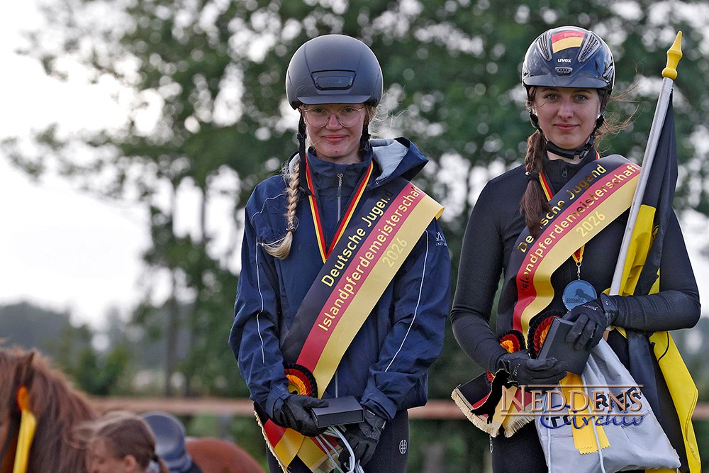 Tabitha, Zoe, Elfa, Lilli die Rennchamps im Koog