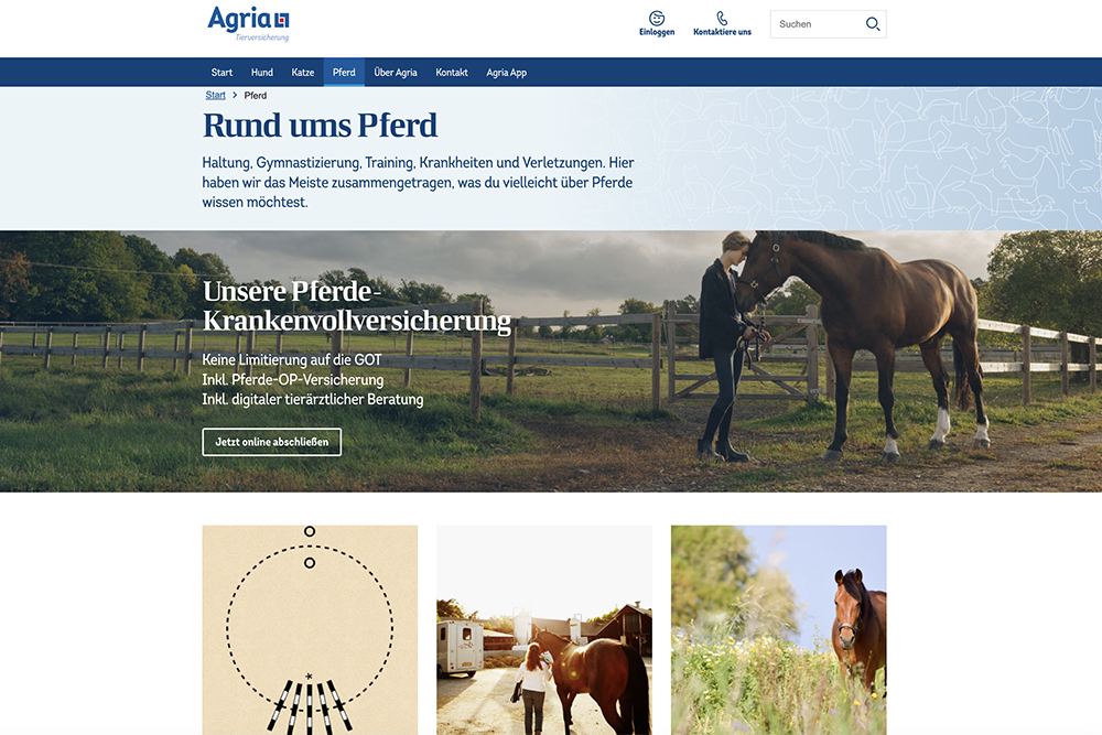 Wieviel wiegt mein Pferd? Agria kennt die Formeln