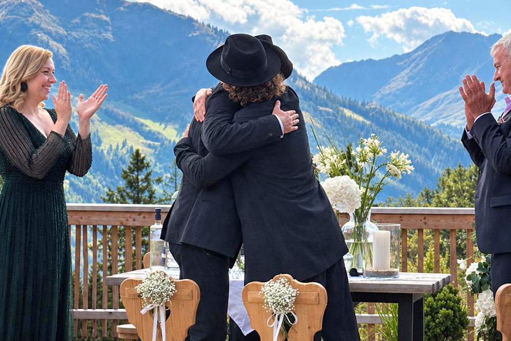 Ja-Wort mit Weitblick: Alles Liebe, Oliver & Albert