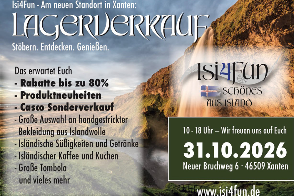 XXL-Sale in Xanten: Lagerverkauf bei Isi4Fun